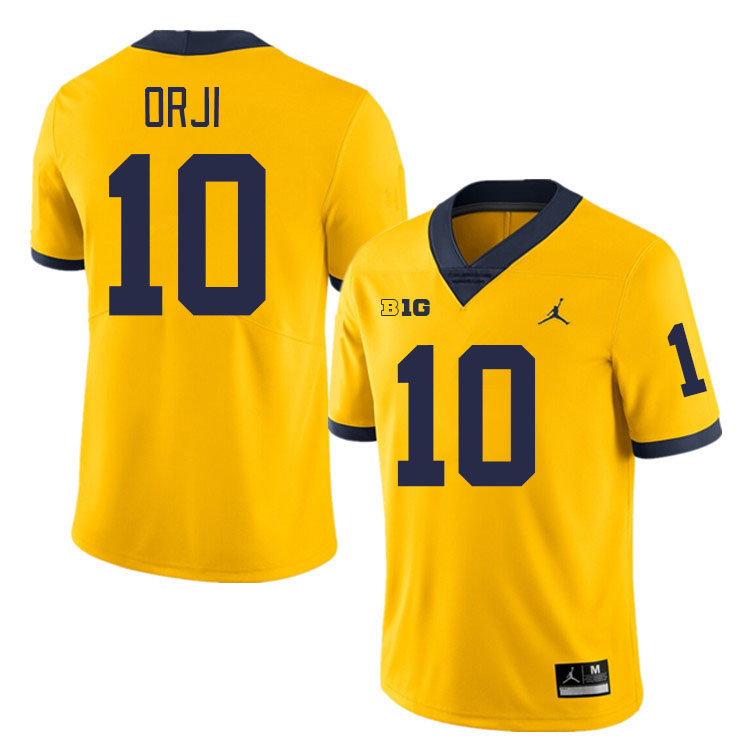 Alex Orji Michigan Jersey,Michigan Wolverines #10 Alex Orji Jersey Youth-Maize